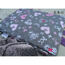 老式全棉绒布被套单件秋冬1.8m纯棉加厚单人保暖6*7尺被罩 大灰心全棉绒布 200X230cm绒布被套=6*7