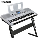 雅马哈（YAMAHA）电子琴贵族银KB308儿童成人便携式教学61键官方标配+全套配件