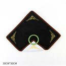 裴琳凯黑白色双面首饰展示布双面绒柜台珠宝玉石翡翠看货布文玩展示垫布 30cm*30cm