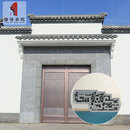 唐语砖雕 仿古瓦脊飞檐翘角砖雕影壁照墙正吻哺鸡脊头 苏式庭院屋脊回纹脊 博古脊头