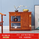 曦轩阁 红木家具非洲花梨（学名：刺猬紫檀）餐边柜 实木新中式储物柜碗柜收纳柜茶水柜 长80-宽38-高67cm