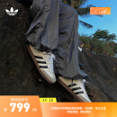 adidas苏翊鸣同款「T头鞋」SAMBA OG复古板鞋男女阿迪达斯三叶草 白/黑/浅灰 37(230mm)推荐选大半码