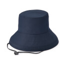 无印良品 MUJI 使用不易沾水带 不易沾水 圆帽 DBA21A2S 藏青色 55-57cm