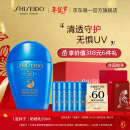 资生堂（Shiseido）新艳阳夏臻效水动力防护乳50mlSPF50+PA++++ 蓝胖子智能防晒防护乳