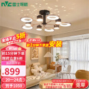 雷士（NVC）北欧吊灯简约创意网红分子灯吸顶客厅灯网红现代灯饰WHXD80Z/F-03