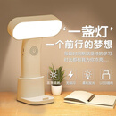 大九卫台灯宿舍大学生学习护眼专用灯便携式充电阅读灯卧室床头灯小夜灯 便携小台灯三色款+充电头