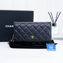 【二手99新】香奈儿Chanel女包 黑金荔枝woc单肩包 二手奢侈品箱包纪念日生日礼物 99新非芯片款