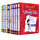 小屁孩日记 英文原版 Diary of a Wimpy Kid 10册套装 章节桥梁书 小学小学课外阅读 进口原版