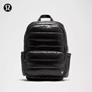 lululemon丨Everywhere 背包 *Wunder Puff 拒水 双肩包 LU9BZPS 黑色 O/S