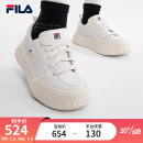 斐乐（FILA）【高圆圆同款】官方川行鞋FOSSO女鞋复古帆布鞋2023夏新款休闲鞋 香雪白-WA 37.5