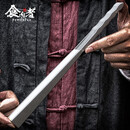 食肉者钛合金折扇修蛇扇子方寸钢骨战术太极练功送男士定制礼品 雾云灰（标配不含扇坠）