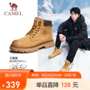 骆驼（CAMEL）王俊凯同款马丁靴户外工装大黄靴男 GE122W7757T 金黄 43