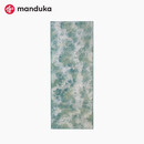 MANDUKAManduka eQua瑜伽铺巾垫布防滑专业多功能便携吸汗速干瑜伽巾毯子 山葵青衣·扎染(67*182cm)
