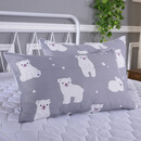 枕芯带枕套枕头单人学生宿舍简约可爱家用双人午睡小枕头 小熊1枕芯加1枕套