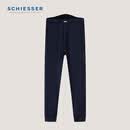 舒雅（Schiesser）男士三层加厚绒毛填充贴身保暖长裤E5/24601Y 宝藍 XL 【80-90公斤】