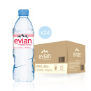 依云（evian）法国原装进口 矿泉水 500ml*24瓶 整箱装