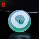 百博翡翠冰种飘阳绿平安扣吊坠天然缅甸翡翠A货玉坠怀古DH1004