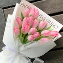 云南网红郁金香鲜切花基地直发，新鲜采摘，情人节求婚10*束。 粉色 A级 30cm-60cm不含