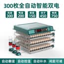 CLCEY小鸡孵化器全自动2024小型家用型智能芦丁鸭鹅孵蛋器鹦鹉孵化箱 300枚双电