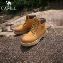 骆驼（CAMEL）【王俊凯同款】经典大黄靴情侣款复古英伦风户外工装马丁靴男鞋 G13W076002 驼色(男款) 42