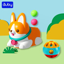 澳贝（auby）婴儿学爬玩具0-3岁引导爬行神器运动逗爬抛球柯基周岁生日礼物 【电池款】逗爬柯基滚滚球套组