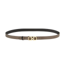 【95成新】菲拉格慕（Ferragamo）女士GANCINI双面可调式腰带 0715198_C  _ 90（礼物送女友）  