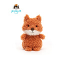 Jellycat英国小狐狸可爱儿童毛绒玩具精品礼物玩偶 橘色 18cm