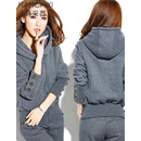 【与11.11同价】【胖瘦皆可穿】【舒适】【限量2000套】休闲加厚套装3659 灰色 XL