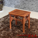 木中央 红木家具 非洲花梨（学名：刺猬紫檀）中式梳妆台0.98米 实木化妆桌凳套装 简约穿衣镜 单个凳子（非洲刺猬料）