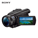 索尼（SONY）FDR-AX700 专业数码摄像机 vlog相机/家用/直播/4K HDR 高清视频 黑色