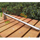 苏茂 农用园林园艺工具不锈钢两用小锄镐头 钉耙农具锄头种菜花锄 60cm长加厚两用锄