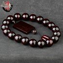 檀境收藏级爆满金星印度小叶紫檀手串25mm19颗手持高油密老料檀香紫檀