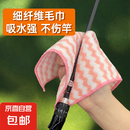 钓鱼毛巾加厚珊瑚绒水波纹不沾油波纹抹布厨房百洁布清洁布家用 1条装（活动款）