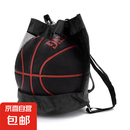 直供篮球背包牛津布单肩斜挎包篮球网兜背包排球足球包 黑色