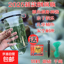 新款抓小鱼神器捕鱼器儿童户外钓鱼工具倒须瓶池塘浅水库捕鱼神器 新款儿童捕鱼器【大号】送绳+饵