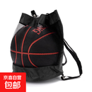 直供篮球背包牛津布单肩斜挎包篮球网兜背包排球足球包 黑色