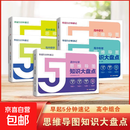 【正版现货新书】高中知识大盘点思维导图早起5分钟速记全套9本  高中思维导图张雪峰2025新版数学 知识通高中高考基础知识复习难点通用必背知识点汇总  全套9本 【5本】语数英物化