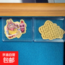 足金999拉布布labubu泡泡玛特卡通彩色2mg暴富黄金金片手机贴 洗澡小黄鸭拉布布