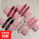 金属无痕夹多巴胺 宠物配饰DIY材料儿童刘海夹发卡夹子发饰波浪夹 波浪夹2个