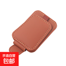 跨境车载眼镜夹眼镜支架遮阳板太阳镜车用墨镜夹多功能卡夹收纳夹 棕色