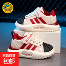 G.DUCK小黄鸭儿童运动鞋男童鞋子秋冬软底宝宝鞋女童棉鞋鞋子 小黄鸭D8025酒红色皮面单鞋 26 码内长16.5