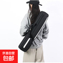 手提台球杆包背包7孔大容量大头杆分体杆桶筒杆盒台球杆袋收纳套 1个 黑色