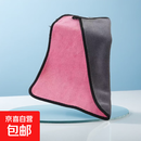 保洁家政专用加厚抹布不掉吸水厨房餐饮台球钓鱼擦车毛巾洗车毛巾 灰粉色双面加厚 160*60【2条装】
