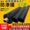 蟹塘虾池塑料膜养殖塑料布屋顶防水鱼池化工池蓄水护坡防漏塑料膜 国标20s加厚250克重型膜超强防水 6米宽100米长