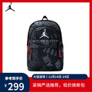 Jordan耐克AJ乔丹双肩男女书包简约涂鸦大容量隔层双肩包背包