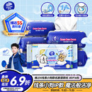 维达（Vinda）湿厕纸 家庭装80片*6包 线条小狗 纯水洁厕湿纸巾厕纸湿巾可冲散