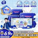维达（Vinda）湿厕纸 家庭装80片*6包 线条小狗 纯水洁厕湿纸巾厕纸湿巾可冲散