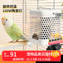 茨格曼鹦鹉保温灯芦丁鸡无光陶瓷防烫防咬取暖器鸟笼加热灯幼鸟过冬神器