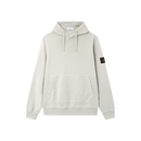 【95成新】STONE ISLAND 石头岛【经典款】秋冬男 LOGO连帽卫衣  珍珠灰 L