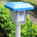 一拓 220v电动车充电站 户外防雨电瓶车交流充电桩智能刷卡式充电插座 4路刷卡充电桩